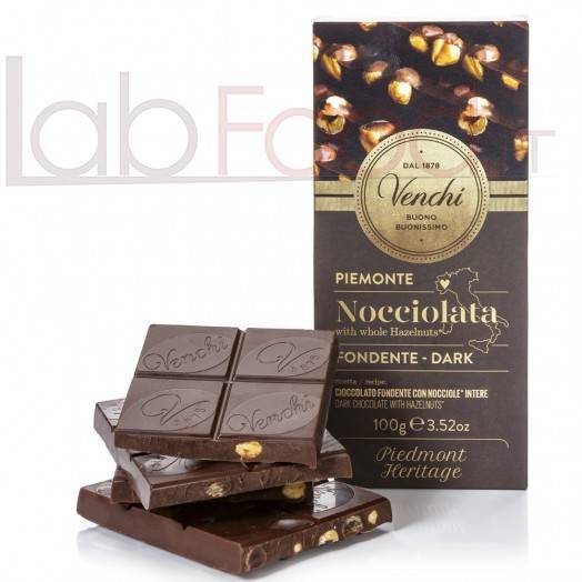 Venchi Tavoletta Di Cioccolato Fondente 56 Con Nocciole Intere Labfoodit