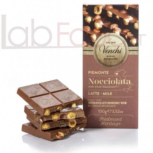 VENCHI TAVOLETTA DI CIOCCOLATO AL LATTE CON NOCCIOLE INTERE VENCHI TAVOLETTA DI CIOCCOLATO AL LATTE CON NOCCIOLE INTERE